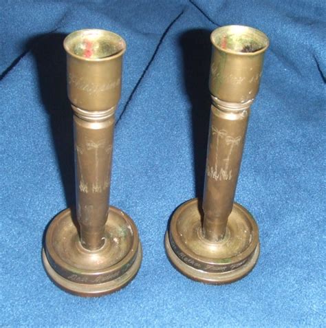 Ww2 Trench Art Candlesticks Collectors Weekly
