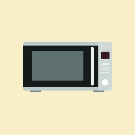 Kitchenware Microwave Oven Flat Icon Flat Illustration Of Modern