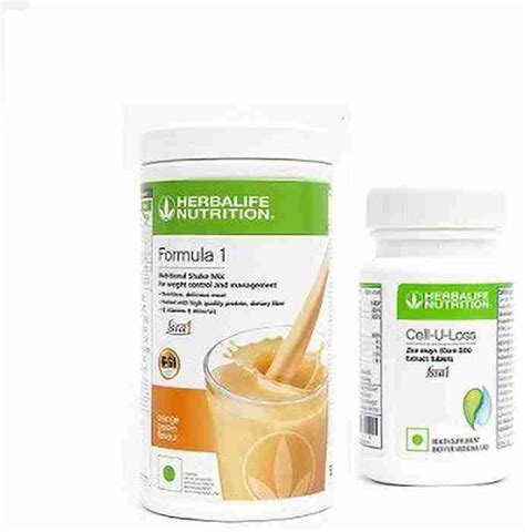 Herbalife Nutrition Formula 1 Orange Cell U Loss Nutrition Drink