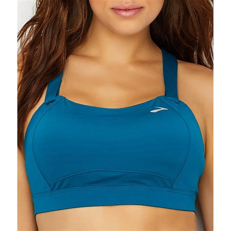 brooks brooks womens juno high impact wire free sports bra style 350071