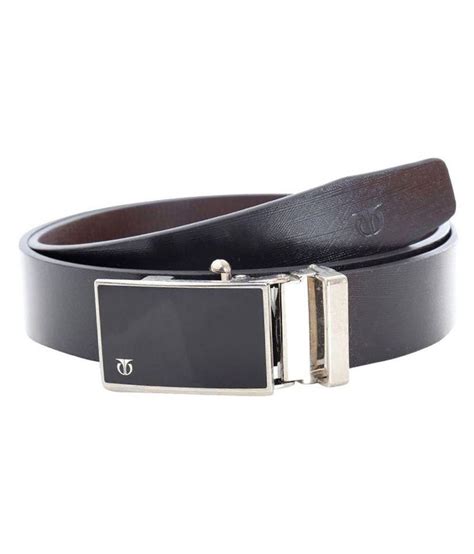 Titan Black Leather Belt For Men Art Tb169lm1r2 Buy