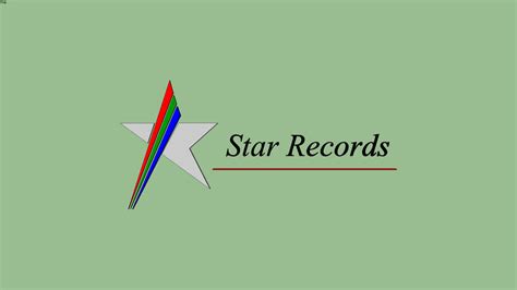 Star Records Logo 1995 2000 3d Warehouse