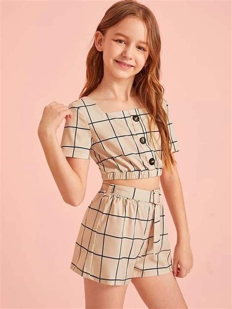 Pin By E M M A ‘ S A S T H E T I C On Niñas Girls Outfits Tween Jumpsuits For Girls Shein