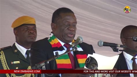 Mnangagwa Warns He Will Use Military To Crush Any Attempts To Remove His Government Youtube
