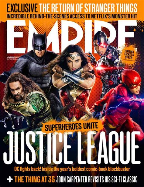 Justice league comic book covers. 'Justice League' Covers 'Empire Magazine'