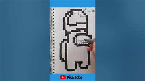 Astronauta Among Us Pixel Art CÁmara RÁpida Pixelados Youtube