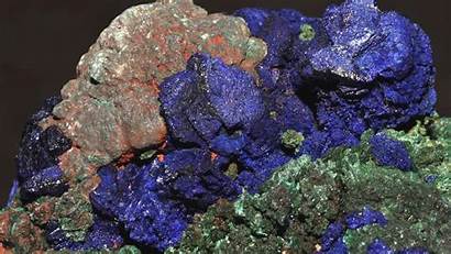 Minerals Rocks Wallpapers Copper Azure Element Cave