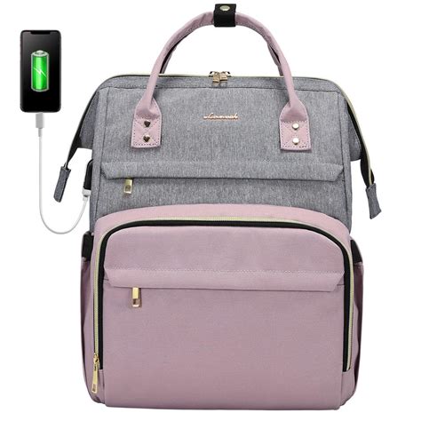 Lovevook Laptop Bag For Women Contrasting Colors Fits 15617 Inch