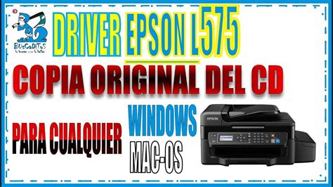 With ecotank, the original system epson ink tank, capable of shade print satisfactory page 4500 or 7500 black pages. DRIVER CD 0RIGINAL EPSON L575 by BUsCaDiToS - YouTube