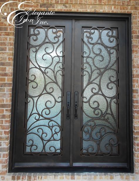 Custom Wrought Iron Door Wrought Iron Doors Front Entrances Wrought