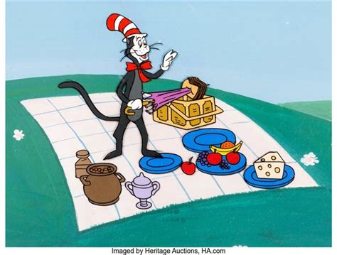 Dr Seuss The Grinch Grinches The Cat In The Hat Production Cel Setup