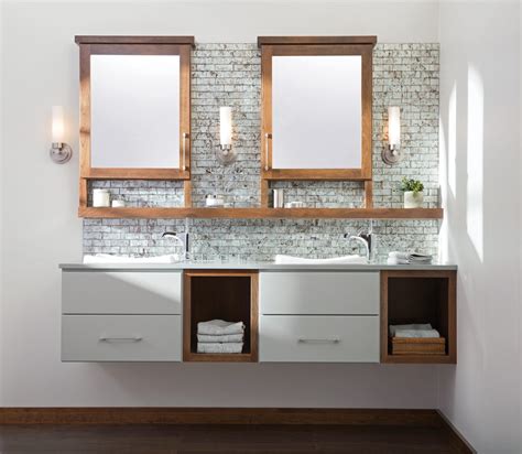 Modern bathroom vanities our selection of quality modern bathroom vanities is sure to open your eyes to the changes a vanity can make to a bathroom. Floating Vanities and Linen Cabinets | For Residential Pros
