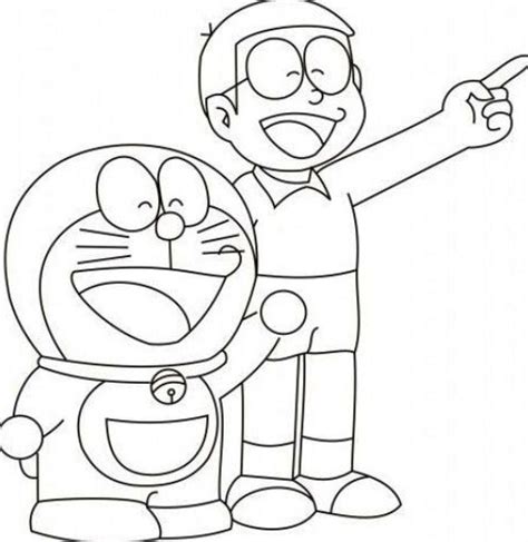 Tak hanya warna biru, tetapi juga warna. Gambar Mewarnai Doraemon dan Kawan Kawan Terbaru serta Lucu