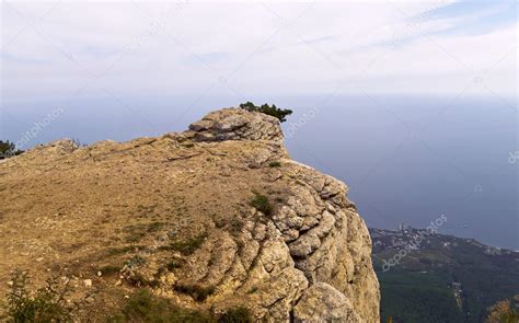 On The Plateau Of Ai Petri Mountainview Of Yalta And The Sea From