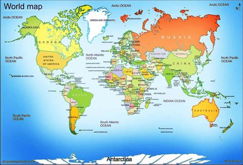 How To Find Printable World Maps For Free Of Cost