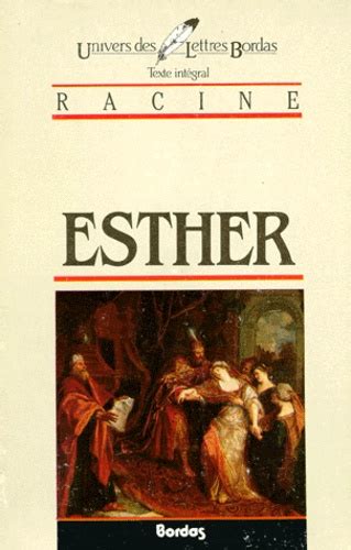 Esther De Jean Racine Poche Livre Decitre