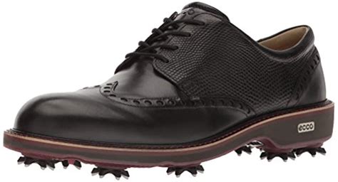 Ecco Leather Luxe Golf Shoe In Blackblack Black For Men Save 30