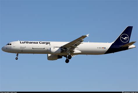 D Aeua Lufthansa Cargo Airbus A321 211p2f Photo By Keith Pisani Id