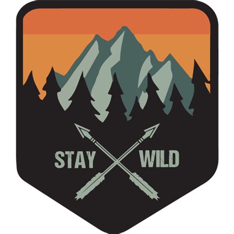 Stay Wild Sticker Just Stickers Just Stickers