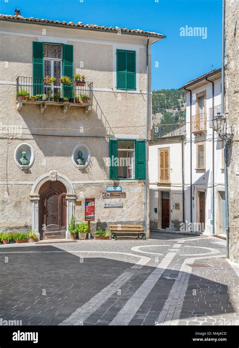 Scenic Sight In Caramanico Terme Comune In The Province Of Pescara In