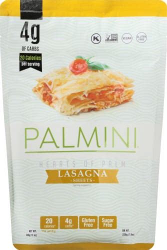 Palmini Hearts Of Palm Lasagna Sheets 12 Oz Bakers