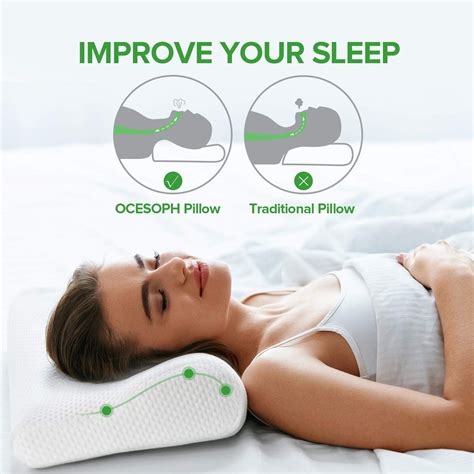 Bedding And Linen Standard Size 60x35x116cm Polar Sleep Memory Foam Pillow Ergonomic Cervical