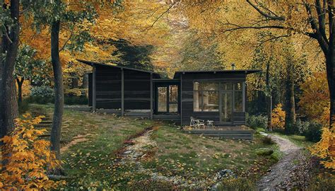 Big sky is an amazing 3 bedroom 3 bath cabin that sleeps 8 located in beautiful wears valley. architectural-rendering-lake-cabin-big-sky-montana