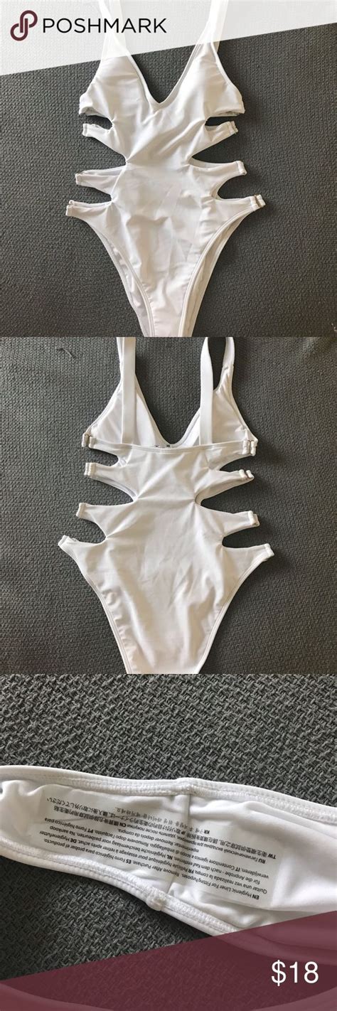 New Forever 21 White One Piece Bathing Suit Bathing Suits Brands