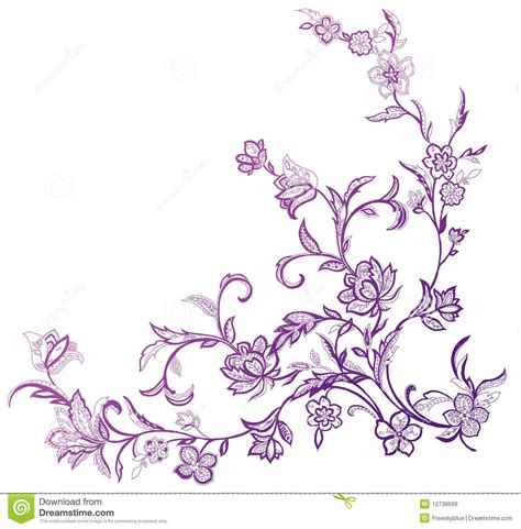 Download a free preview or high quality adobe illustrator ai, eps, pdf and high resolution jpeg versions. Flower And Vines Pattern Royalty Free Stock Images - Image ...