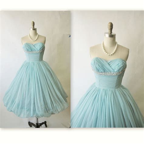 50s Prom Dress Vintage 1950s Layered By Thevintagestudio