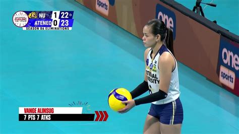 Ateneo Wins Extended Set 2 Vs Nu Uaap Season 86 Womens Volleyball Youtube