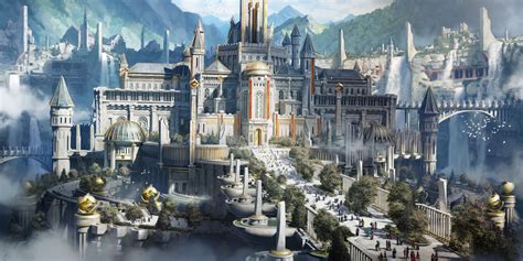 Fantasy City Fantasy Castle Fantasy Places Fantasy World Medieval