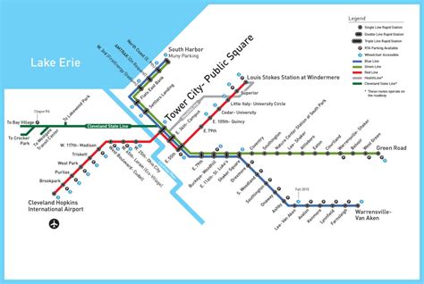 Transit Maps Submission Official Map Rapid Transit Of Cleveland
