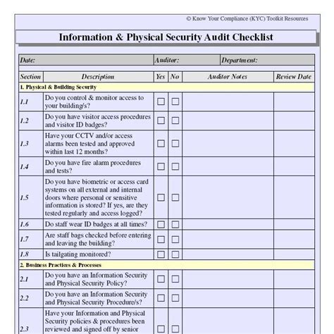 Physical Security Report Template 1 PROFESSIONAL TEMPLATES