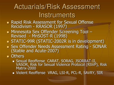 Ppt Sex Offender Risk Assessment Powerpoint Presentation Free Download Id4506429