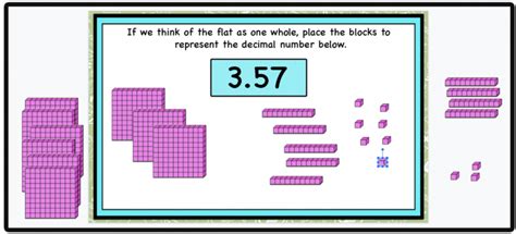 Representing Decimal Numbers using base 10 blocks. (Printable and ...