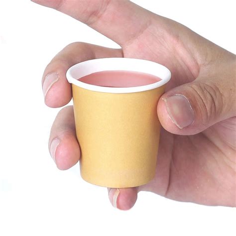 2oz Disposable Kraft Paper Tasting Cups Food Gade Sample Drinkiing Cup