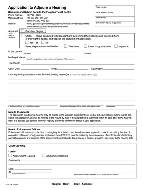 2020 2023 Form Canada Ptr 818 Fill Online Printable Fillable Blank