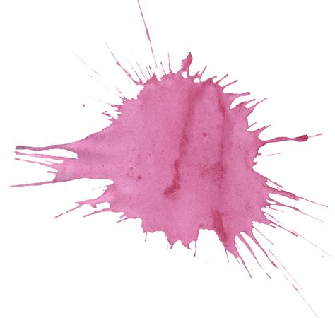 Paint Splatter Png Pink