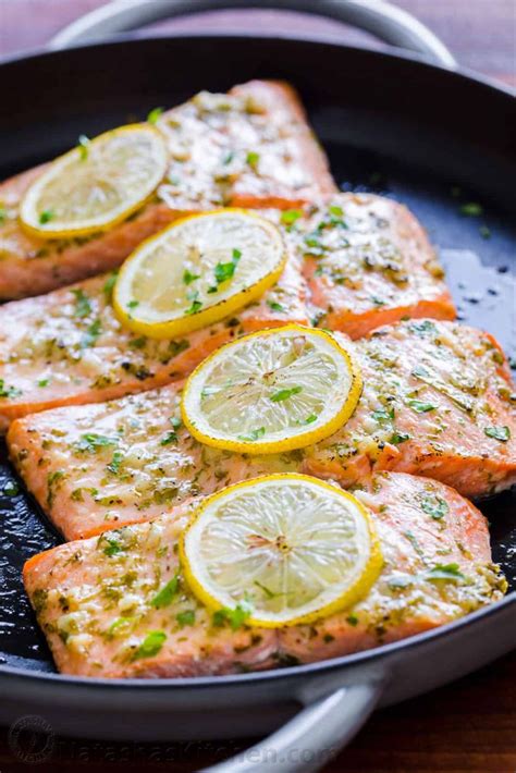 Baked Salmon With Garlic And Dijon Video Healthy Recipes Baked Salmon