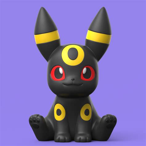 Stl File Pokemon Umbreon Easy Print No Support 🐉・3d Printing