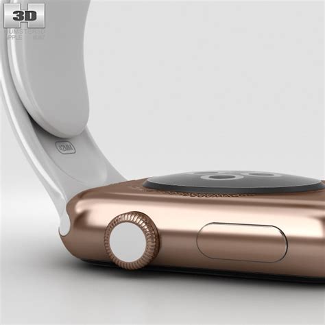 Check spelling or type a new query. Apple Watch Edition 42mm Rose Gold Case White Sport Band 3D model - Humster3D