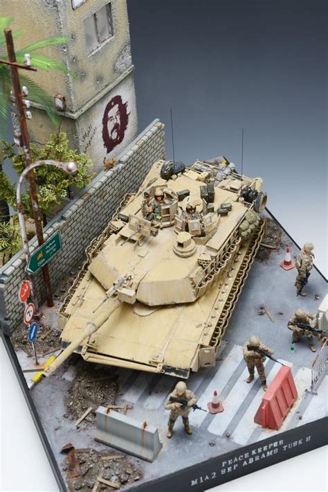 M A Abrams Tusk Ii Scale Model Diorama Military Models