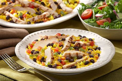 Cheesy Chicken Beans And Yellow Rice Recipes Goya Foods