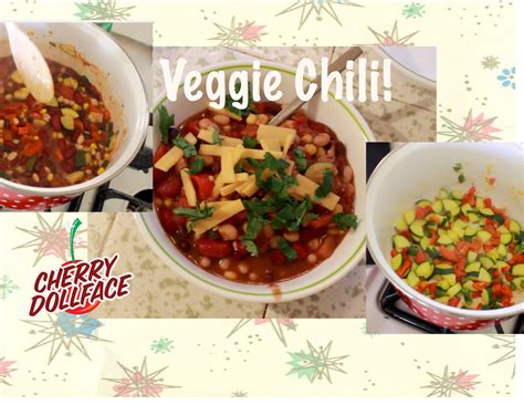 Super Fast And Easy Veggie Chili Recipe By Cherry Dollface