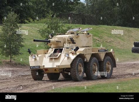 Fv601 Alvis Saladin Armoured Car Bovington Stock Photo Alamy