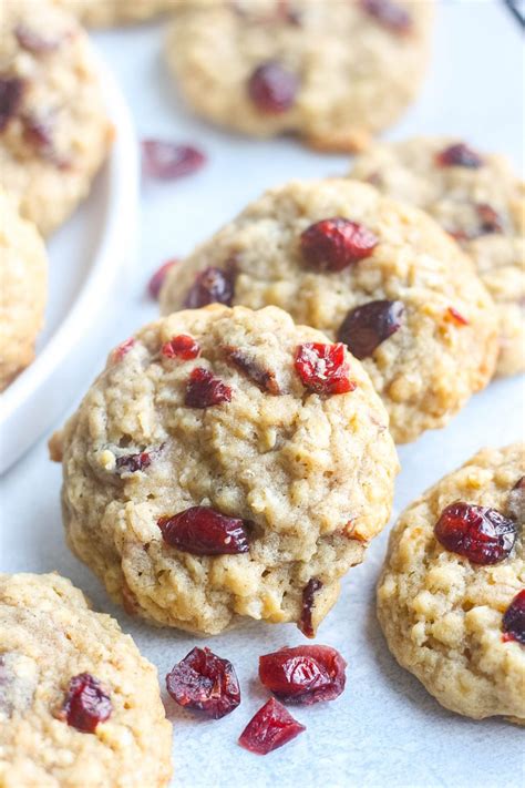 These Cranberry Oatmeal Cookies Are Perfectly Soft And Chewy Dried
