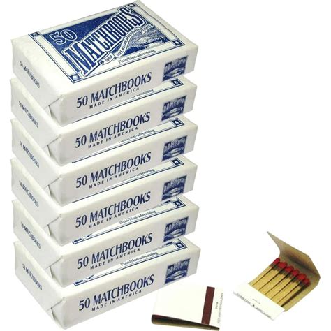 6 Boxes Plain White Matches Matchbooks For Wedding Birthday Wholesale Made In America 300