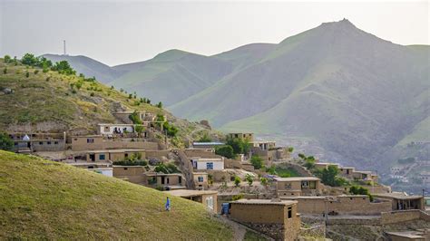 Afghanistan Badakhshan Nature Landscape Green House Stone House