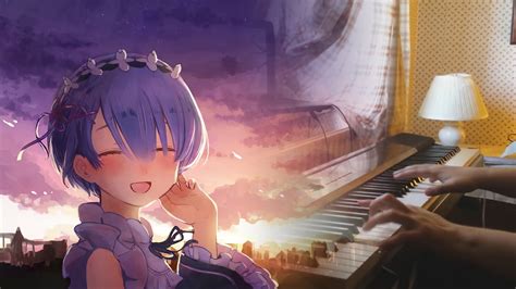 Rezero Episode 15 Ost Elegy For Rem Piano Cover Youtube